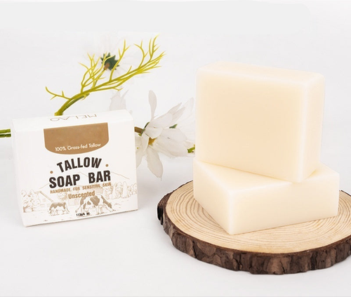 Unscented Tallow Soap Bar